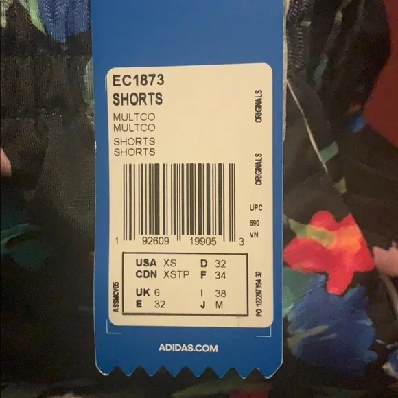 ✨bnwt Adidas Multicolor Womens Short✨ - Picture 6 of 6